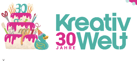 Besuchen Sie uns auf der Kreativ Welt 2024!